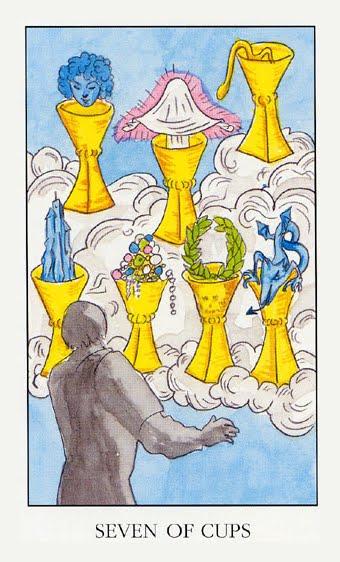 Карта Семёрка Кубков Таро